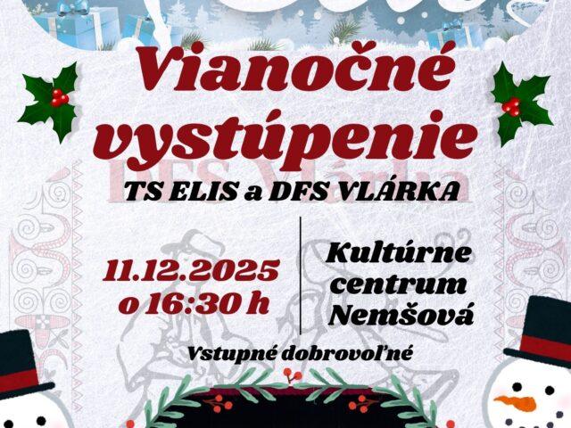 Vianočné vystúpenie žiakov tanečného odboru